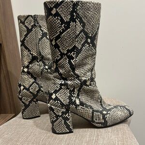 Aeyde Python Snakeskin Boots